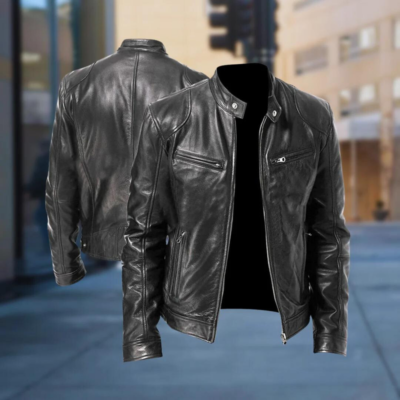 Men's leather jacket